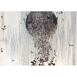 Mariya Shaikh, 21 x 29 inches, Mixed Media On Paper, Abstract Painting, AC-MSH-006